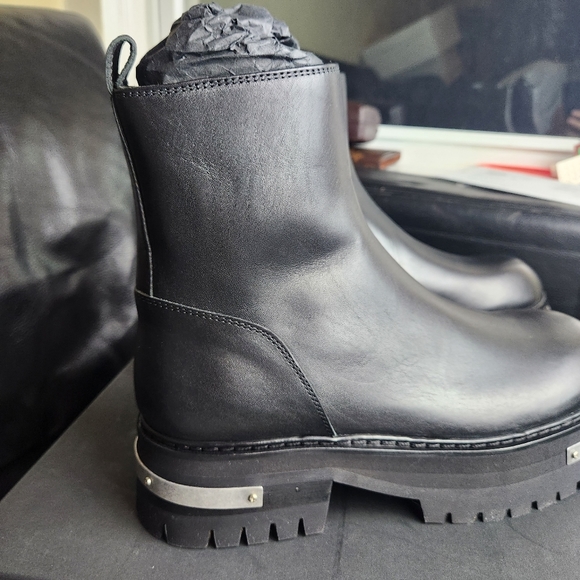 Ann Demeulemeester Black Chunk Sole Ankle Boots size 40 BNWT - Picture 9 of 11
